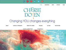 Tablet Screenshot of cheriedoyen.com